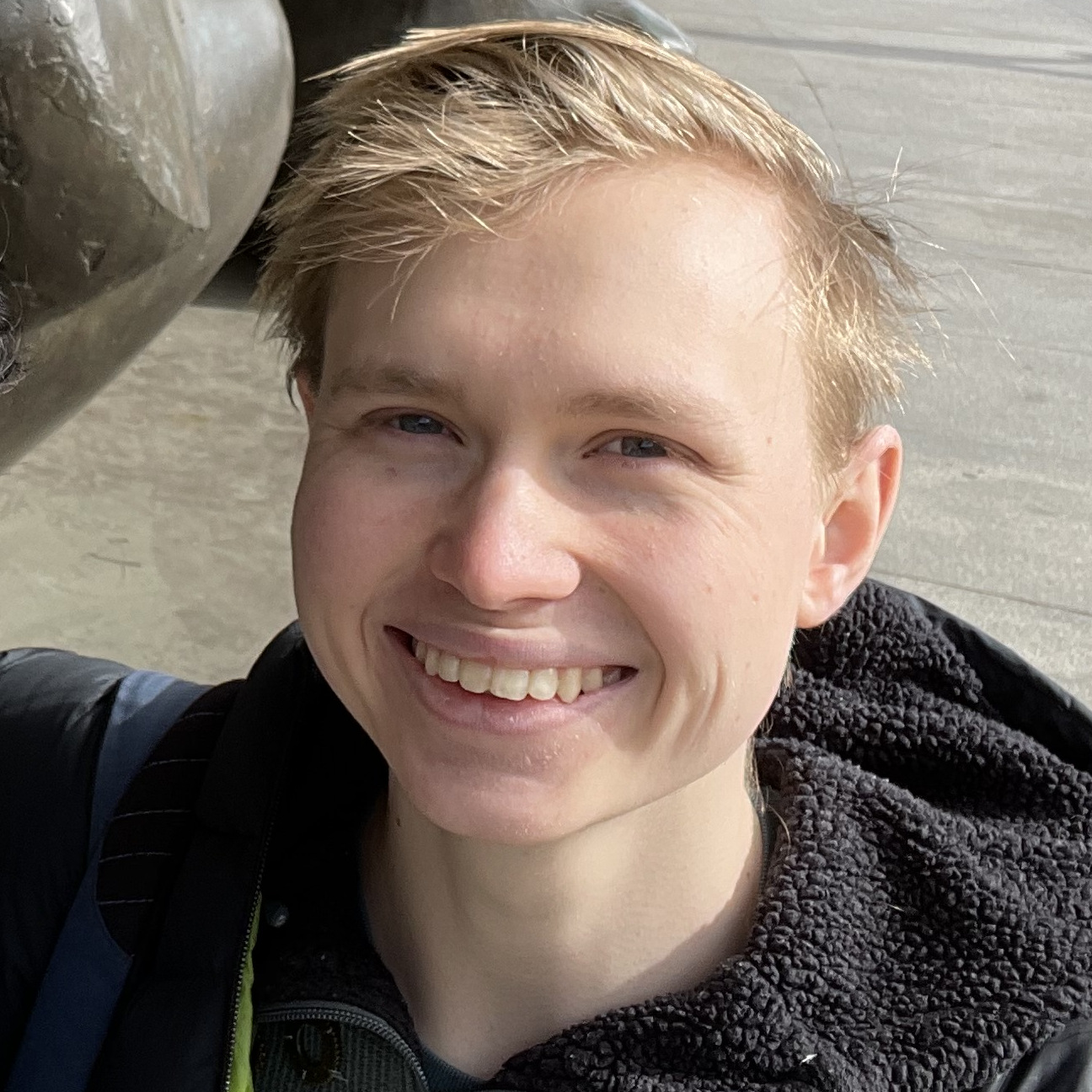 A photo of me presenting at the 2024 Brown Puzzlehunt.