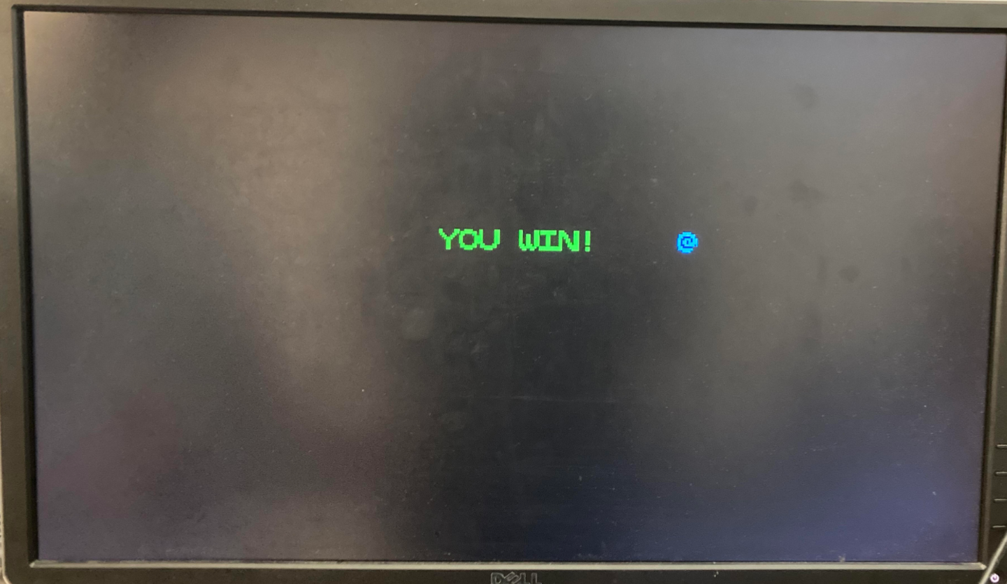 An image of the winscreen.