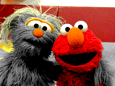 Elmo and Rosita.